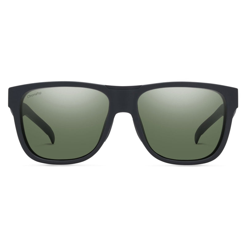 Smith Optics Lowdown Sunglasses Matte Black / ChromaPop Polarized Gray Green