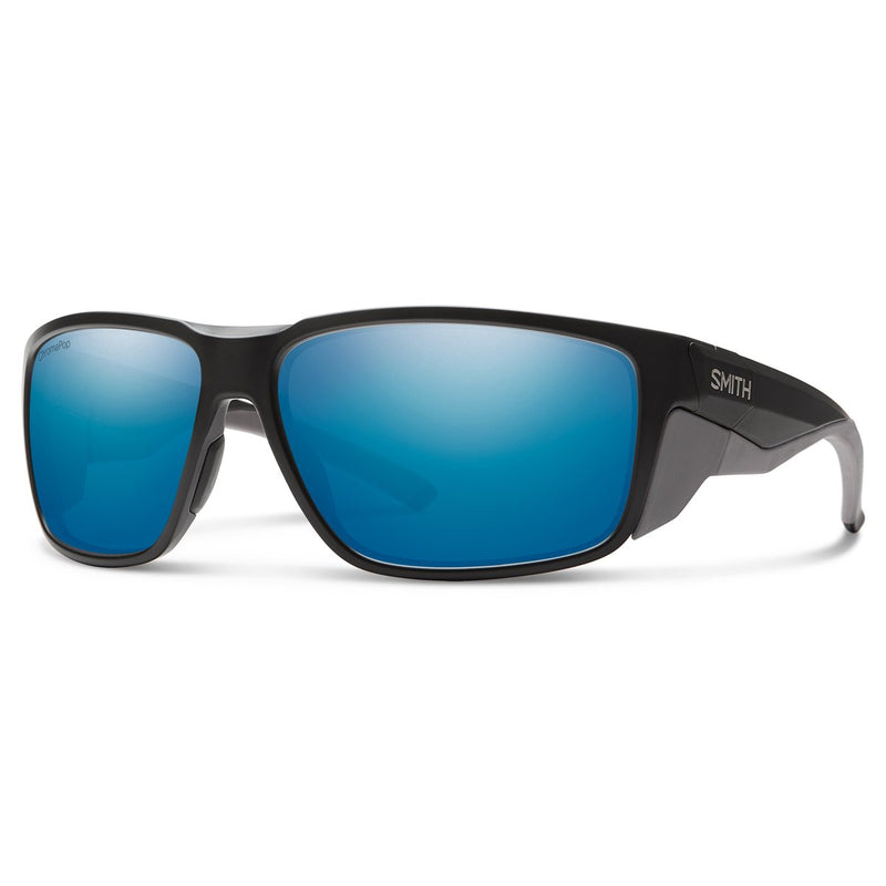 Smith Optics Freespool Mag Sunglasses Matte Black / ChromaPop+ Polarized Blue Mirror