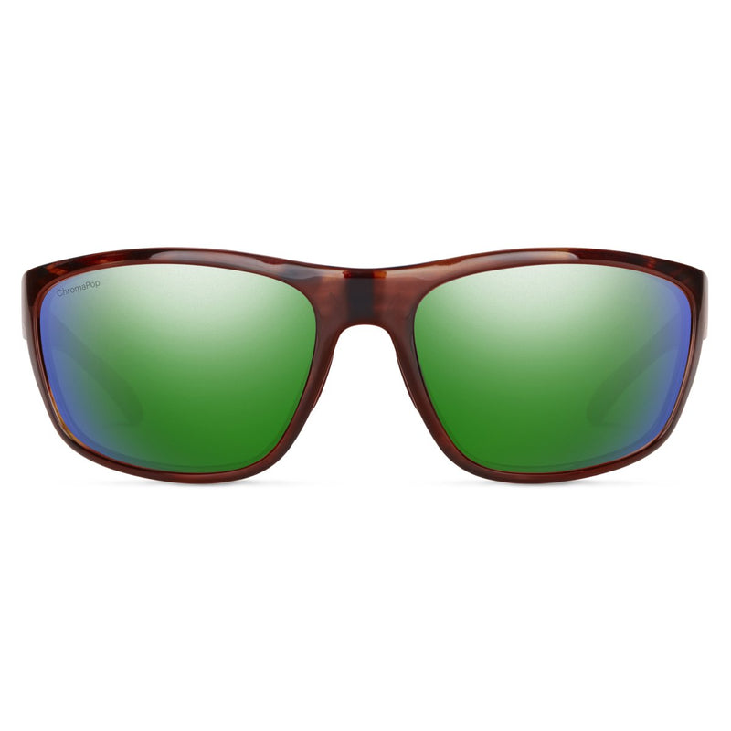 Smith Optics Redding Sunglasses Tortoise / ChromaPop Glass Polarized Green Mirror