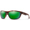 Smith Optics Redding Sunglasses Tortoise / ChromaPop Glass Polarized Green Mirror