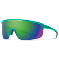 Smith Optics Trackstand Sports Sunglasses Matte Jade / ChromaPop Green Mirror #color_Matte Jade / ChromaPop Green Mirror