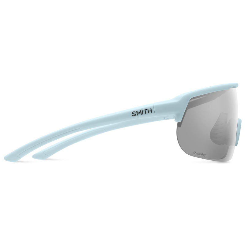 Smith Optics Trackstand Sports Sunglasses Matte Powder Blue / ChromaPop Platinum Mirror
