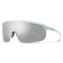 Smith Optics Trackstand Sports Sunglasses Matte Powder Blue / ChromaPop Platinum Mirror