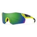 Smith Optics Pivlock Arena Max Sports Sunglasses Matte Acid / ChromaPop Sun Green Mirror #color_Matte Acid / ChromaPop Sun Green Mirror