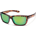 Suncloud Optics Mayor Sunglasses Tortoise / Polar Green Mirror #color_Tortoise / Polar Green Mirror