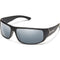 Suncloud Optics Turbine Sunglasses Matte Black / Polar Silver Mirror #color_Matte Black / Polar Silver Mirror