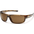 Suncloud Optics Voucher Sunglasses Brown Stripe / Polar Brown #color_Brown Stripe / Polar Brown